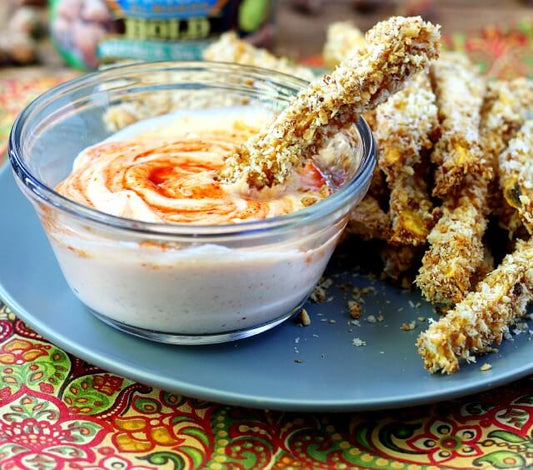 Crispy Almond Crusted Sweet Potato Fries Recipe