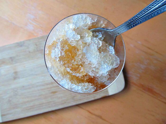 A Classic Earl Grey Tea Granita with a Twist