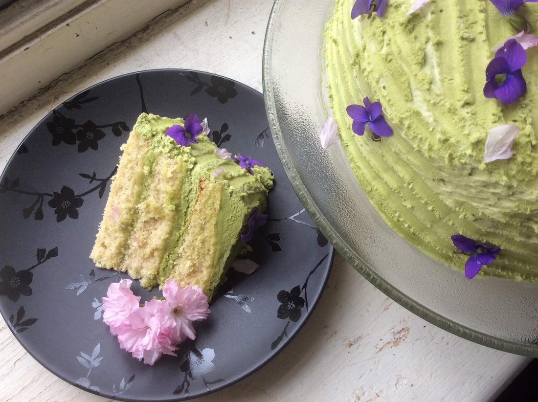 Sweet Spring Matcha Layer Cake