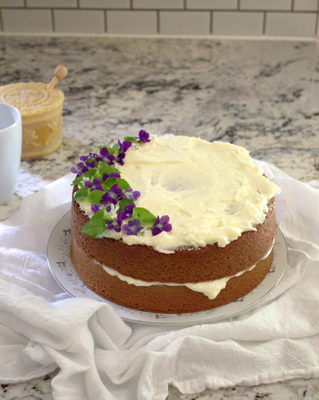 Earl Grey Honey Lavender Tea Cake Recipe