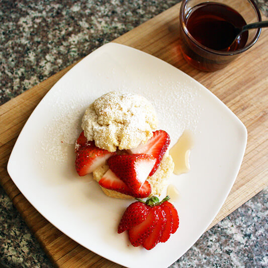 Summertime Sugar Plum Fruit Shortcake Recipe