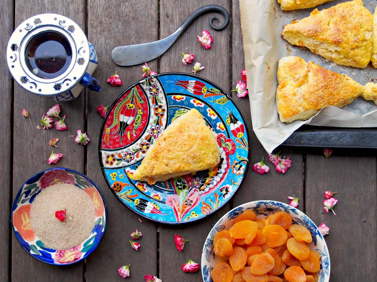 Buttermilk Apricot Scone Recipe Plum Deluxe Tea