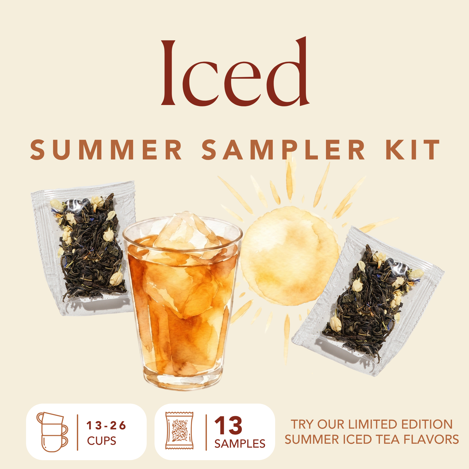 Iced Tea Sampler Kit (13 Samples) – Plum Deluxe Tea