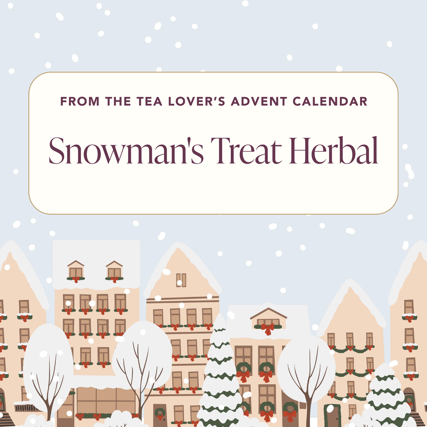 Advent 2024 - Herbal - Day 2 - Snowman's Treat Herbal