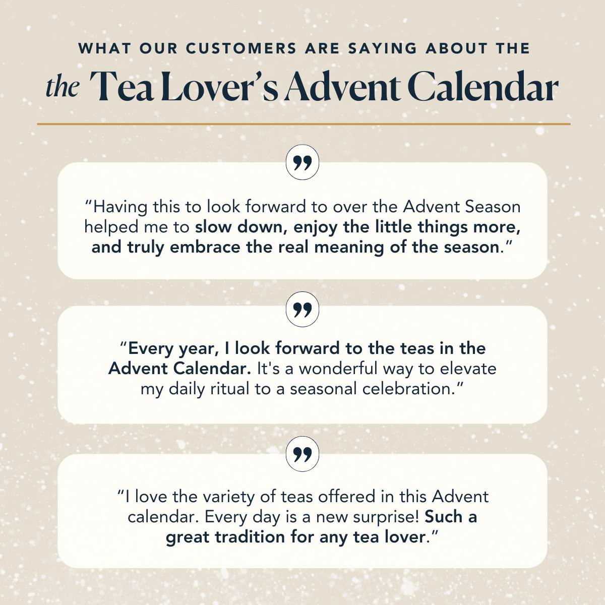 Tea Lover's Advent Calendar- Pre-Release, Ships Starting Oct 20th