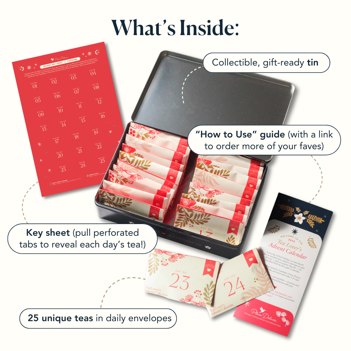 Tea Lover's Advent Calendar- Pre-Release, Ships Starting Oct 20th