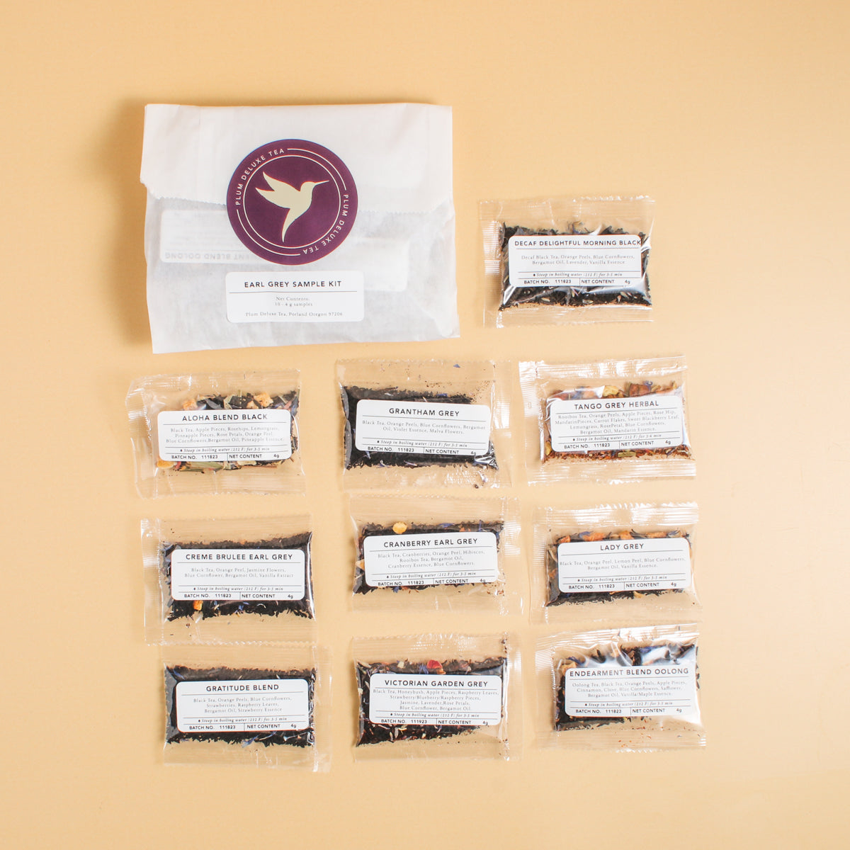 Earl Grey Month Sampler Kit (10 Samples)