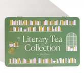 Literary Tea Collection Gift Tin (5 Literary Blends, Mixed Caffeine)