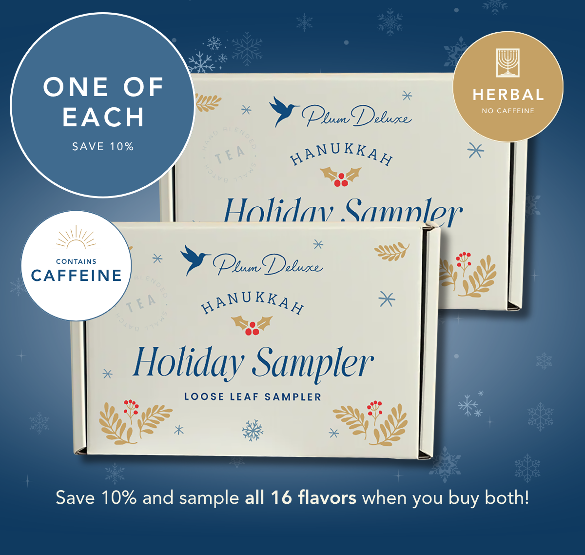 Hanukkah Holiday Sampler (8 Tea Sampler)