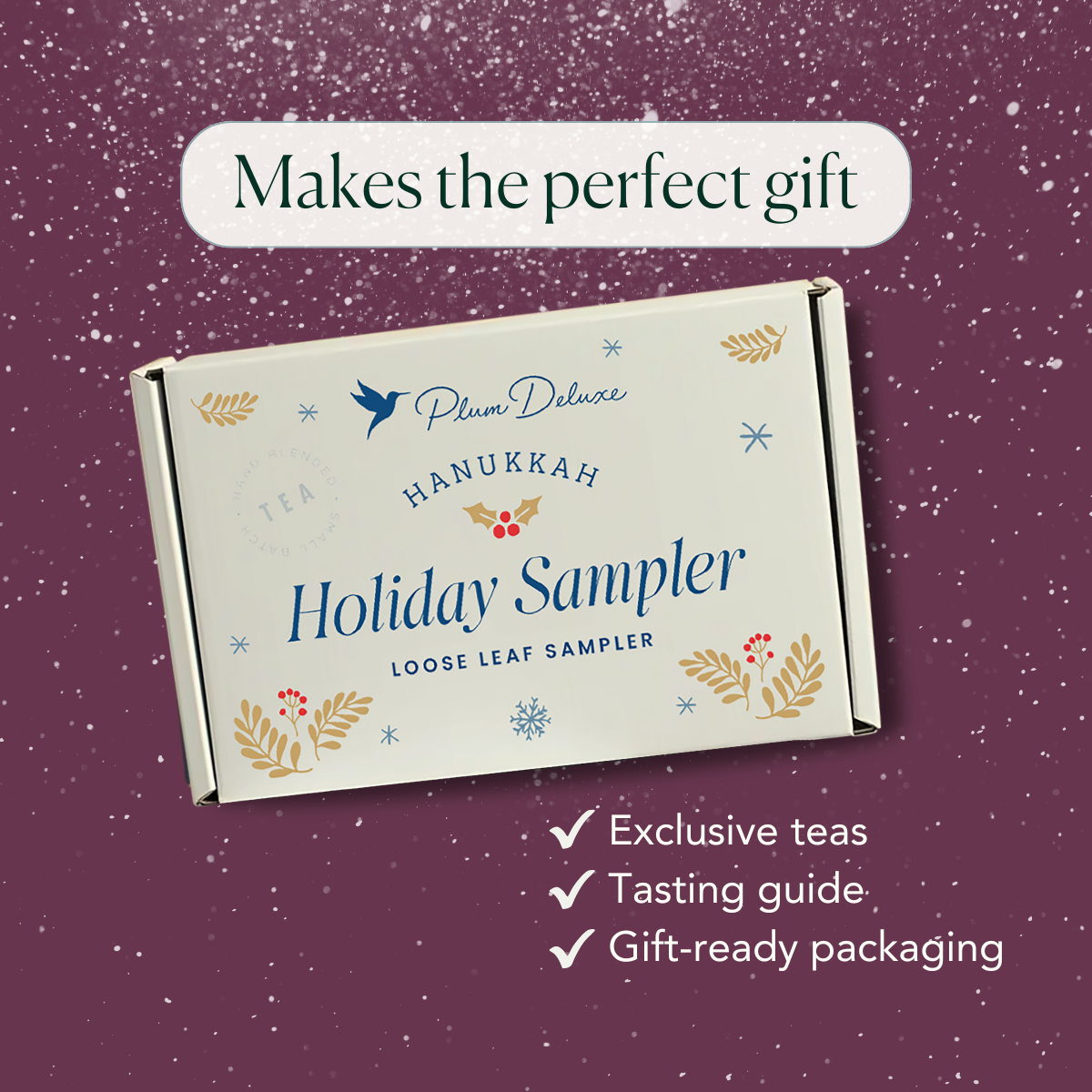 Hanukkah Holiday Sampler (8 Tea Sampler) - Pre-Release, Ships Starting Oct 20th