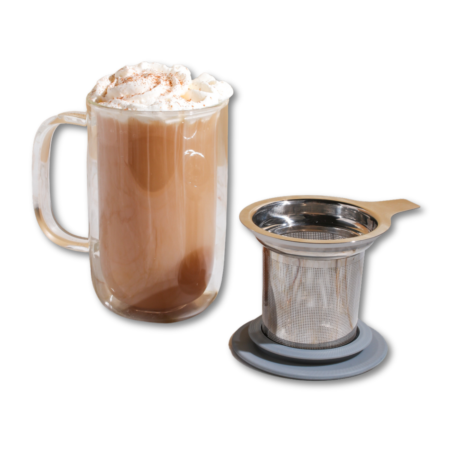 Aazon.co: Ohtober 12oz Ceraic Tea Cup With Infuser Steeper And Lid