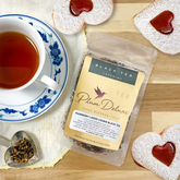 Raspberry Linzer Cookie Dessert Tea