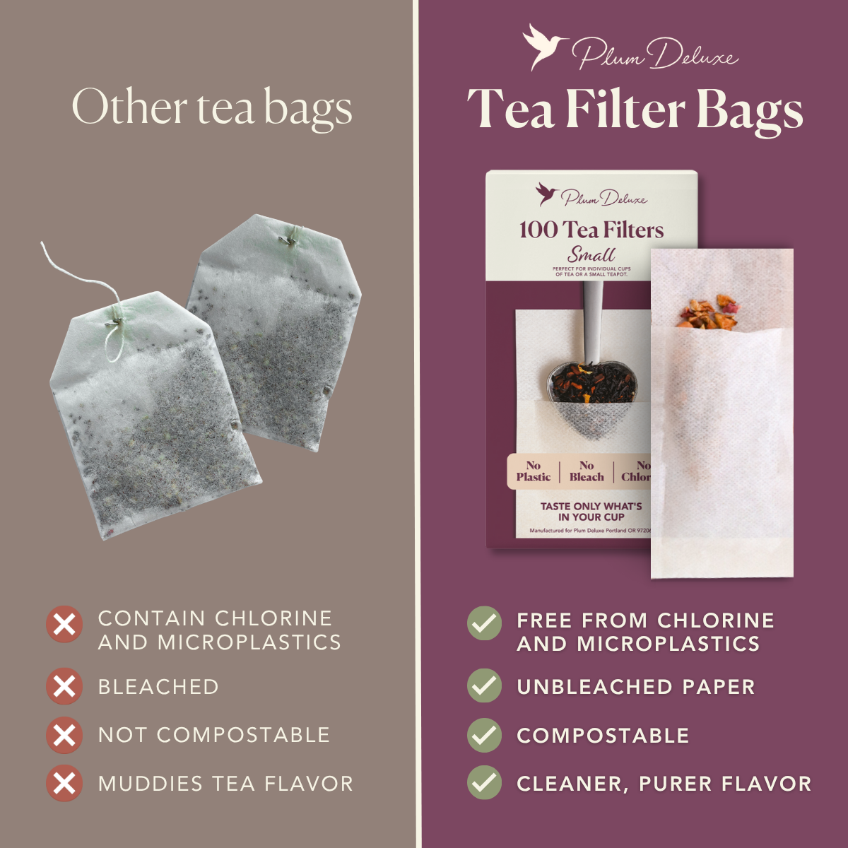 Loose Leaf Tea Filter Bags