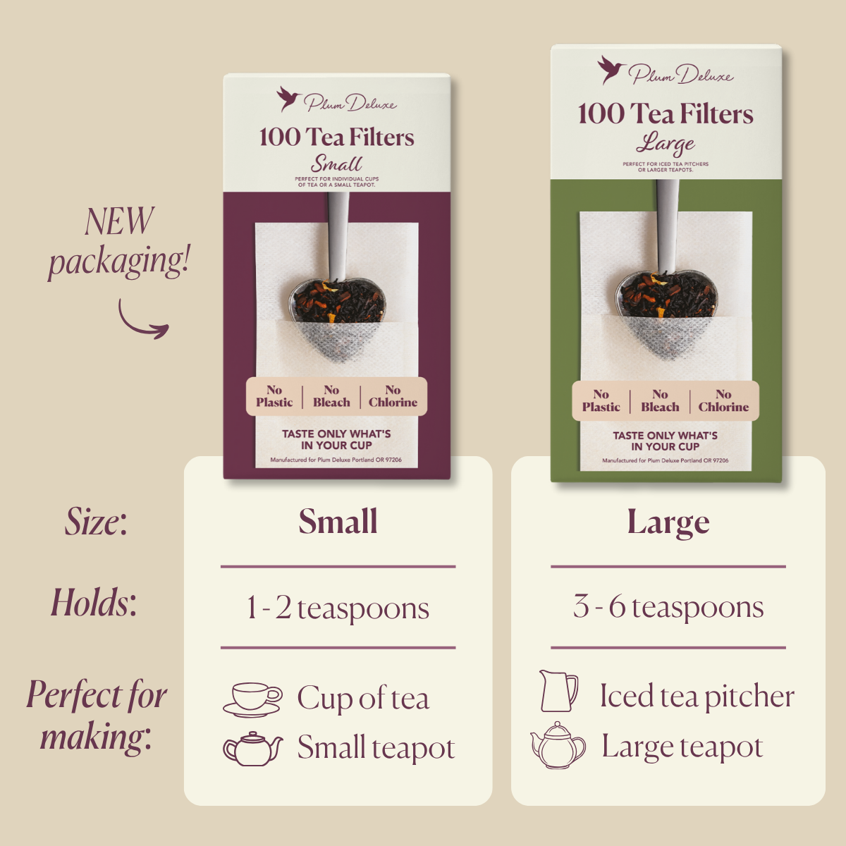 Loose Leaf Tea Filter Bags