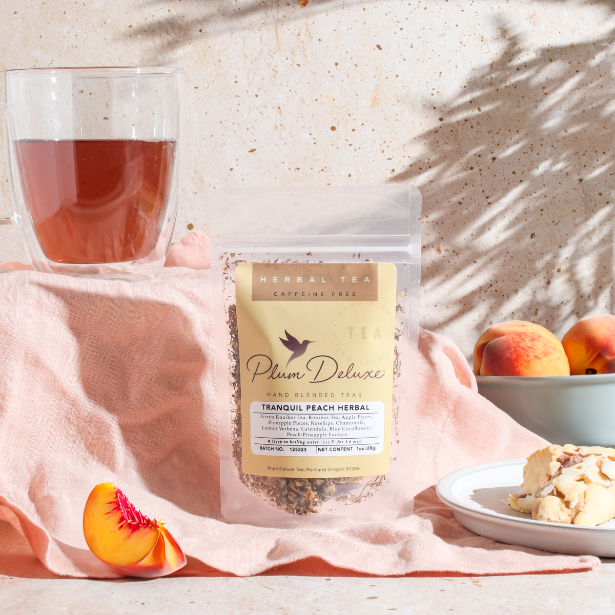 Tranquil Peach Herbal Tea (Pineapple - Peach - Chamomile)