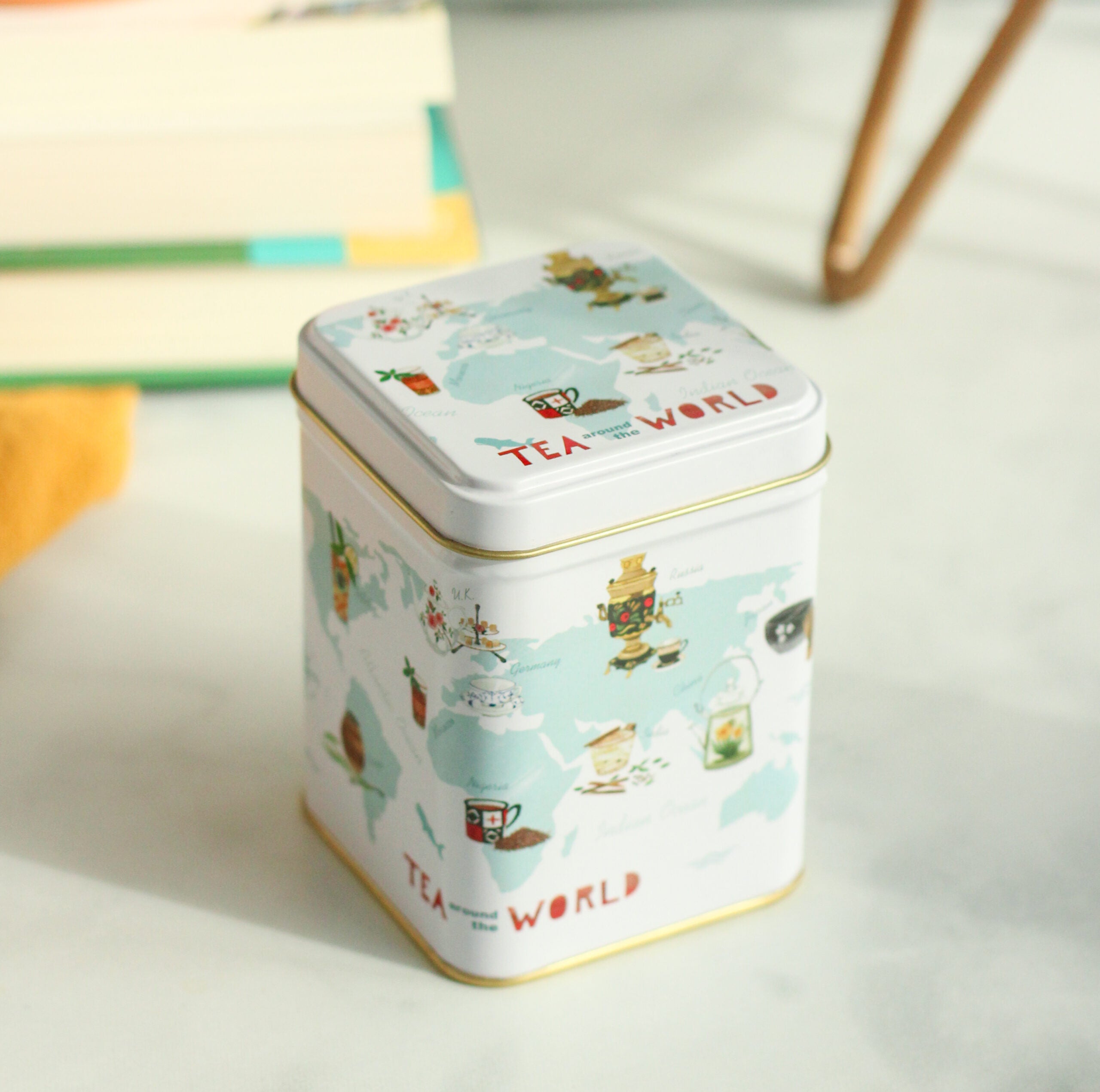 Around the world tea tin-1