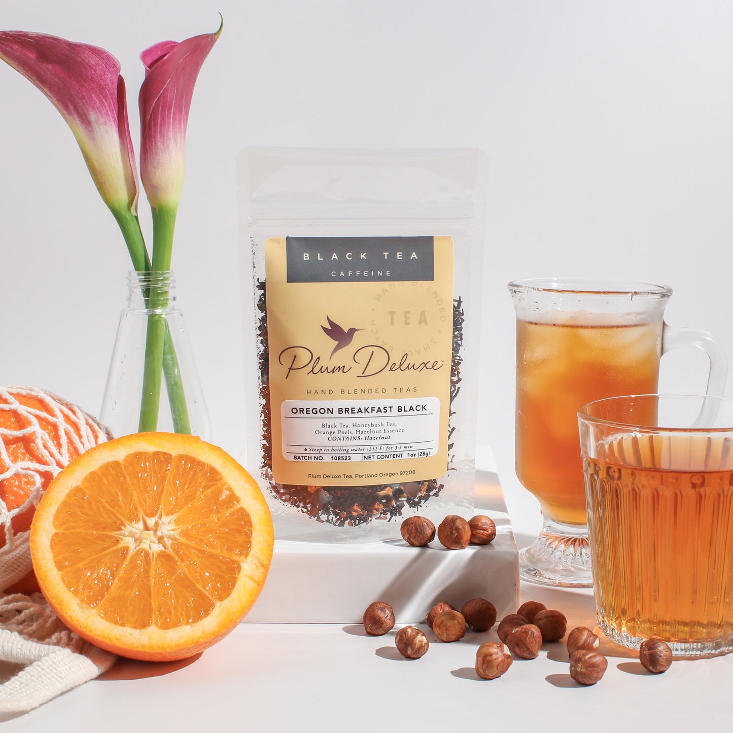 Oregon Breakfast Black Tea (Hazelnut - Orange)