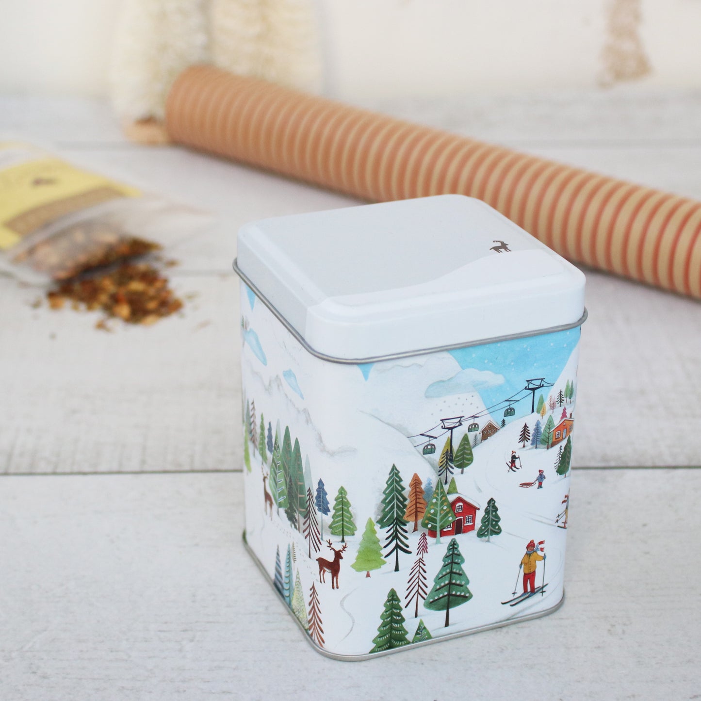 Snow Day Tea Tin