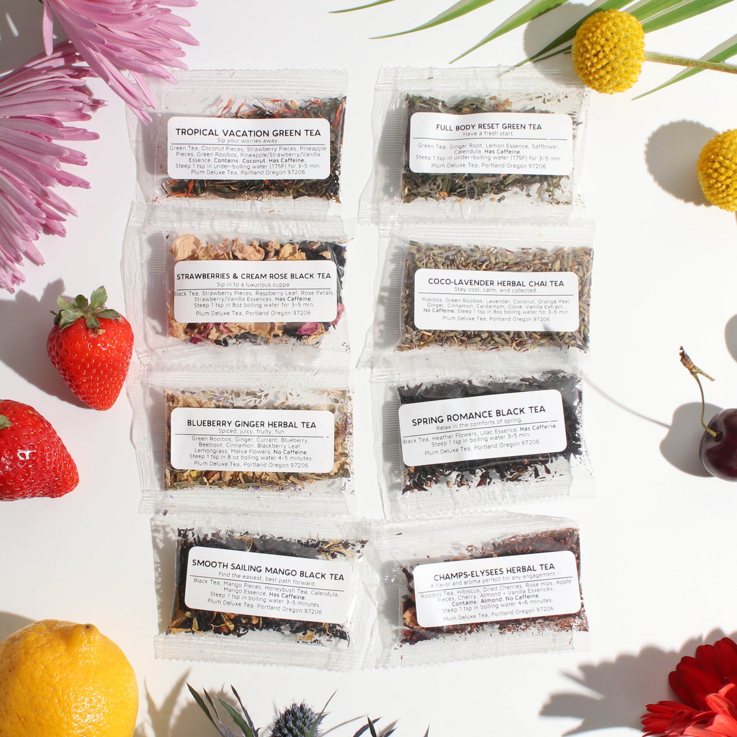 Spring Seasonal Tea Tasting Flight
