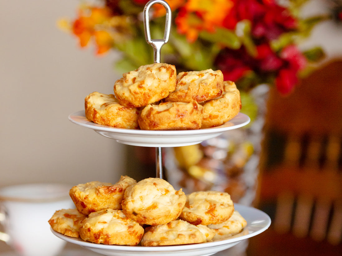 Savory Cheddar Scallion Scones