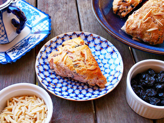 Almond + Dried Cherry Scone Recipe