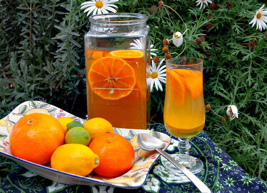 Green Tea and Citrus White Sangria