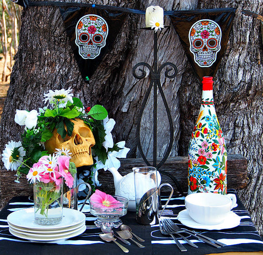 Dia de los Muertos Tea Party with Mexican Cinnamon Drink