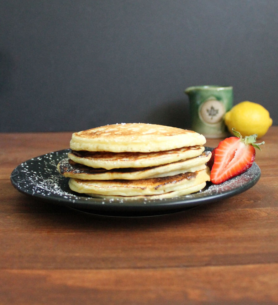 Better-Than-Cheesecake-Factory Lemon Ricotta Pancakes Recipe