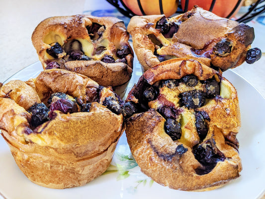 Easy Blueberry Popovers Recipe