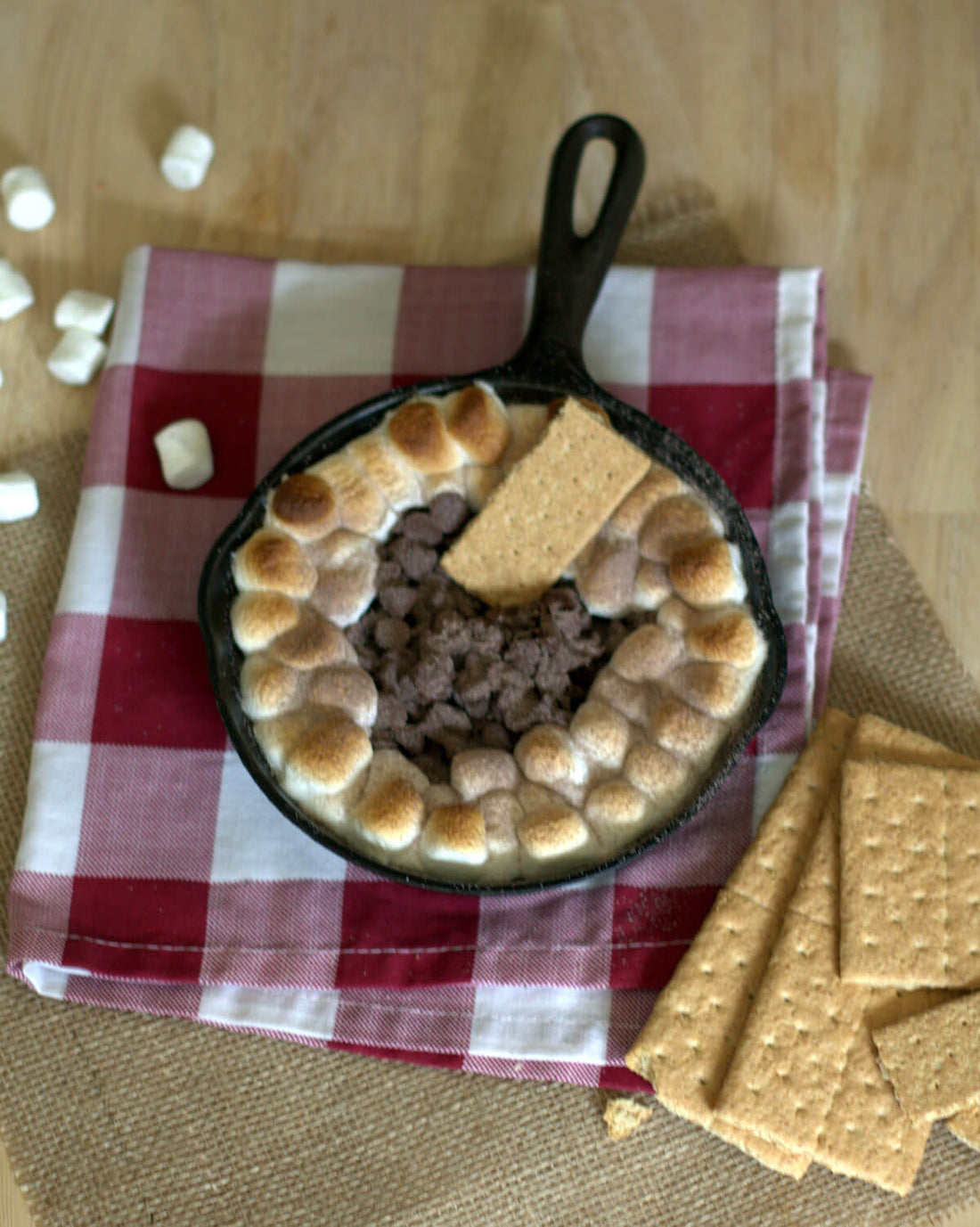 Oven Baked S'mores Dip
