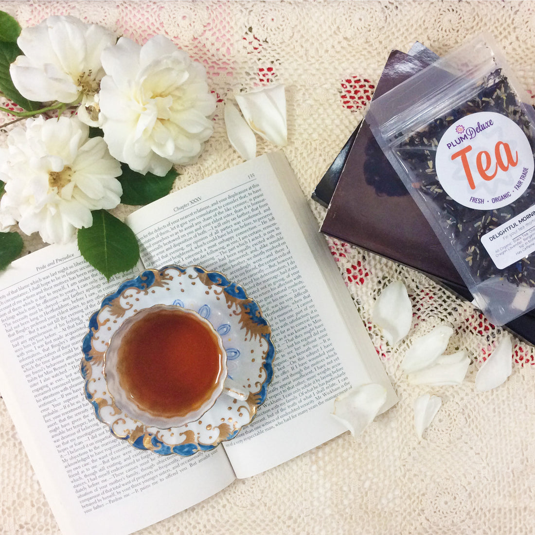 Books and Brews: Literary Characters Who Drink Tea β Plum Deluxe Tea