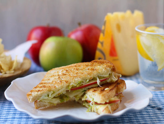 Deluxe Apple Slaw Sandwich - Great for High Tea!