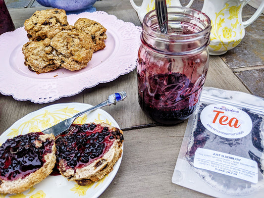 Easy Refrigerator Elderberry Jam