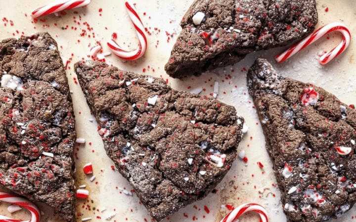Peppermint Mocha Scones