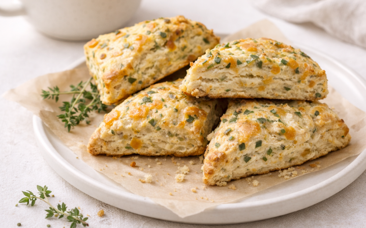 Perfect Garden Herb Cheddar Scone: Your New Tea Time Companion