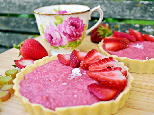 Mini Strawberry Rhubarb Tartlets