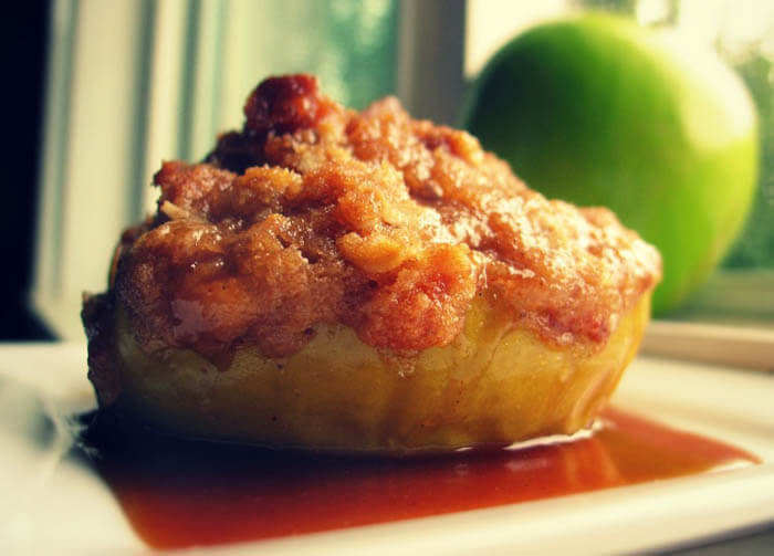 Caramel Apple “Almost” Pie with Caramel Drizzle