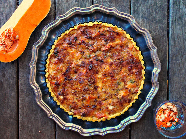 Butternut Squash Tart with Curry Spice Crust