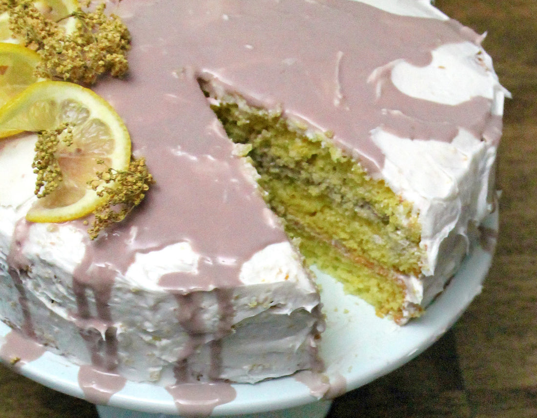 A Lemon Elderberry Cake Recipe to Boost Your Day