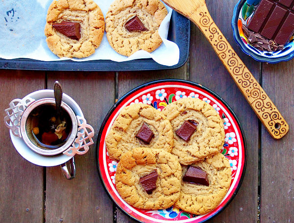 Chocolate Almond Cookies