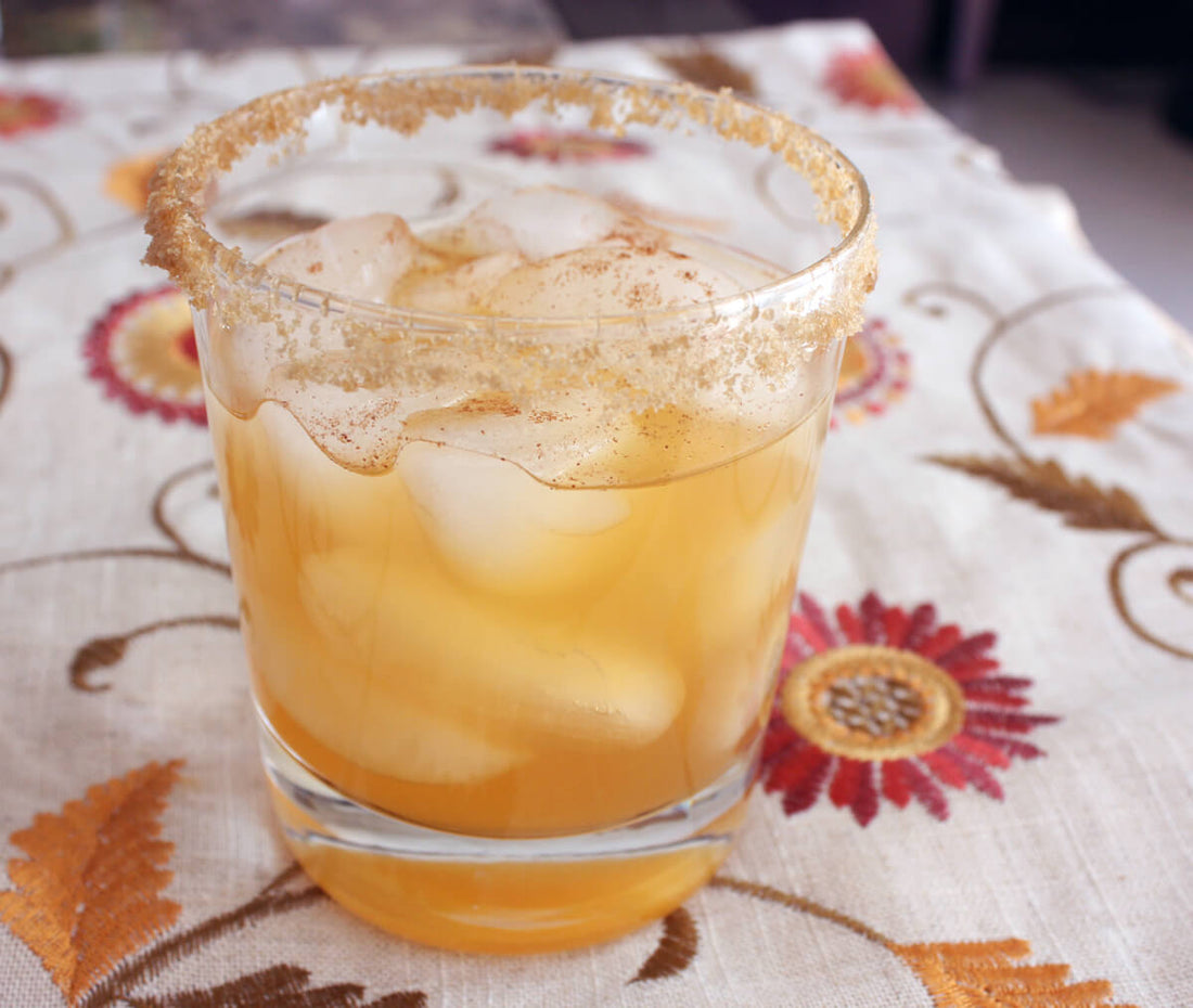 Pumpkin Spice Cider Cocktail and Sorbet
