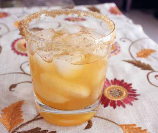 Pumpkin Spice Cider Cocktail and Sorbet