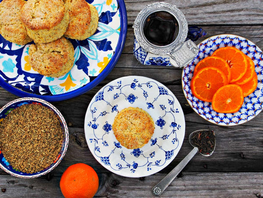 Healthy Scone Recipe with Mandarin and Elderflower