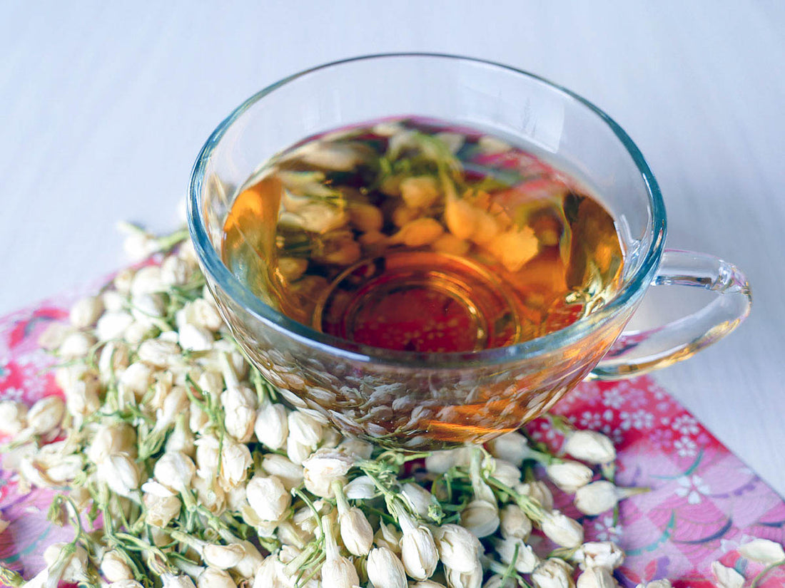 Is jasmine tea a green tea? In this article, we cover what makes a jasmine tea as well as the different types of jasmine tea blends. 