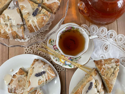 Lavender Honey Scones (With Tea Pairings)