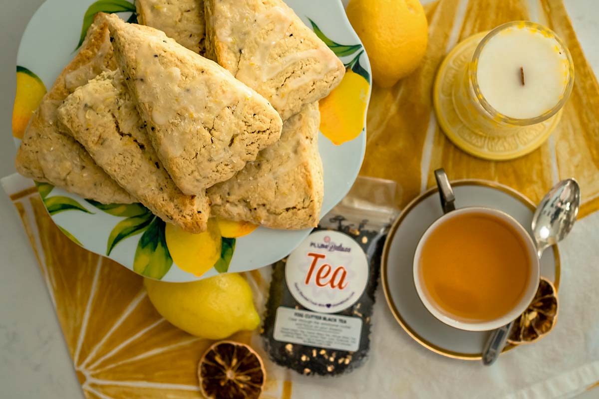 Refreshing Lemonade Scones Recipe – Plum Deluxe Tea