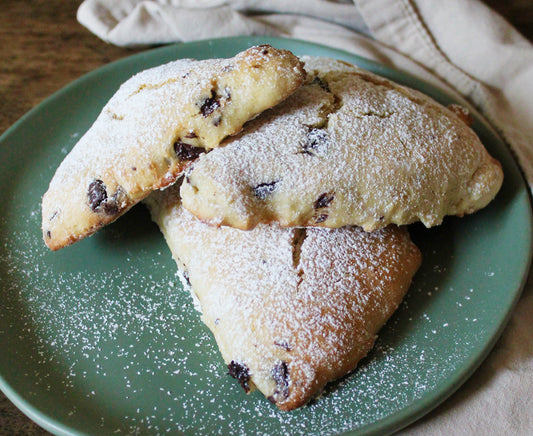 Orange Scone Recipe with Dark Chocolate