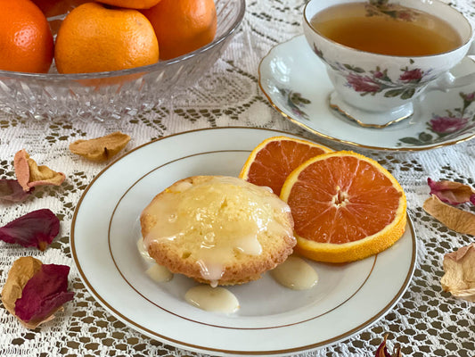 Has spring sprung where you live? No matter the season, we could all use a little more brightness on our tea table! Whip up a batch of these orange tea cakes for spring, and bring a little sunshine to your teatime.