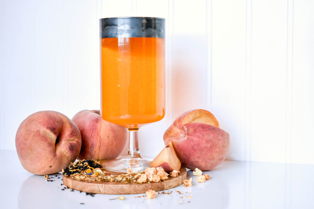 Refreshing 3 ingredient Peach Iced Tea recipe - Lifestyle of a Foodie