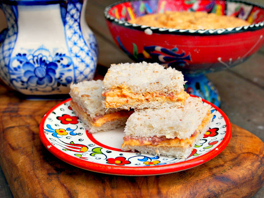 Pimento Cheese Tea Sandwich